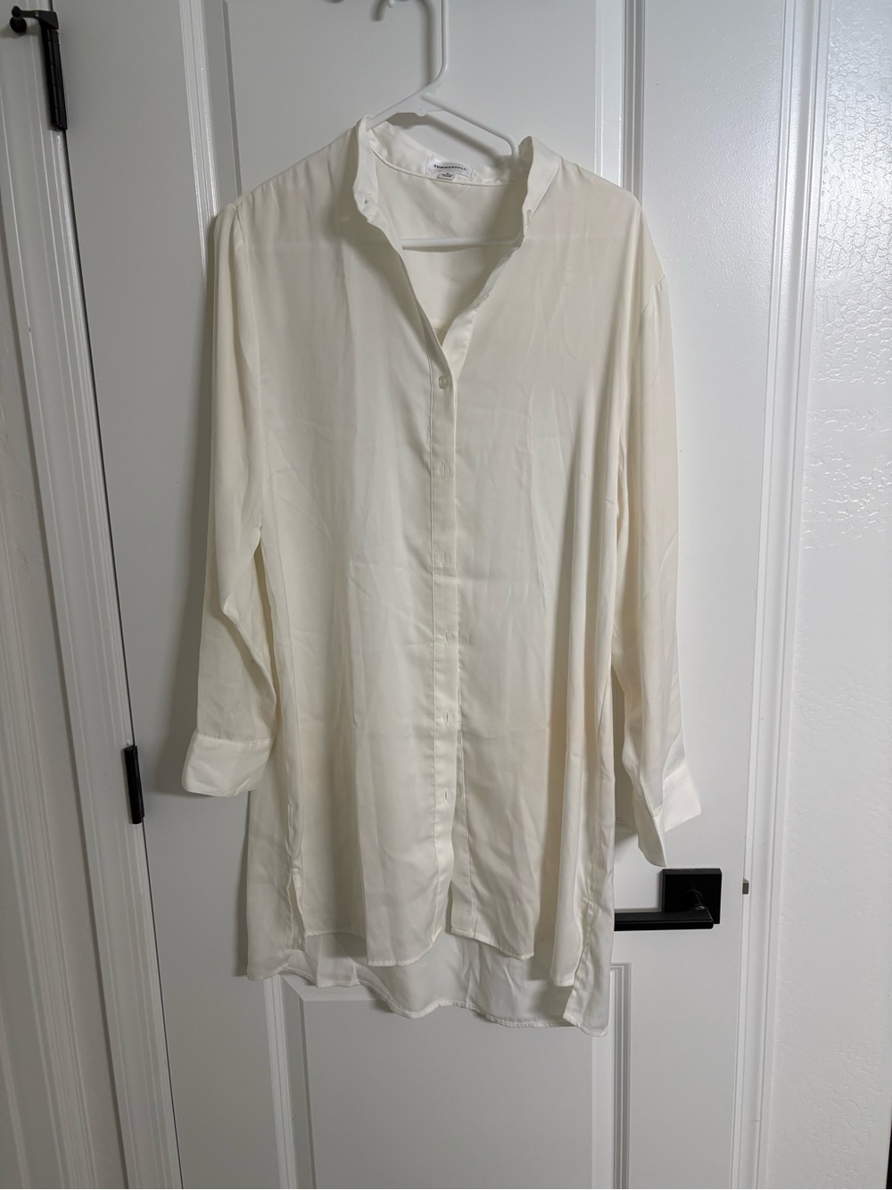 summersalt Cream Button-Front Top - Picture 1 of 4